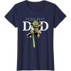 imageStar Wars Yoda Lightsaber Best Dad Fathers Day TShirtNavy Blue