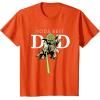 imageStar Wars Yoda Lightsaber Best Dad Fathers Day TShirtOrange