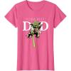 imageStar Wars Yoda Lightsaber Best Dad Fathers Day TShirtPink Heather