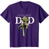 imageStar Wars Yoda Lightsaber Best Dad Fathers Day TShirtPurple