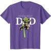 imageStar Wars Yoda Lightsaber Best Dad Fathers Day TShirtPurple Heather