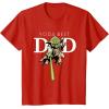 imageStar Wars Yoda Lightsaber Best Dad Fathers Day TShirtRed