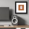 imageTrends International Gallery Pops Star Wars Saga  Neutral Abstract R2D2 Wall Art Wall Poster 12quot x 12quot Black Framed VersionBlack Framed Version