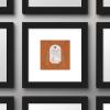 imageTrends International Gallery Pops Star Wars Saga  Neutral Abstract R2D2 Wall Art Wall Poster 12quot x 12quot Black Framed VersionBlack Framed Version