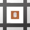 imageTrends International Gallery Pops Star Wars Saga  Neutral Abstract R2D2 Wall Art Wall Poster 12quot x 12quot Black Framed VersionUnframed Version
