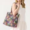 imageVera Bradley Star Wars Featherweight Original Zip Tote BagPower the Force Floral