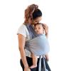 imageMoby Baby Wrap Carrier EasyWrap for Newborns to Toddlers 833lbs Infant Sling Carrier Lightweight ampamp Hands Free Design Adjustable for All Body Types Disney Star Wars Grogus GalaxySmoked Pearl