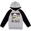 imageSTAR WARS The Child Hoodie Infant to Big KidGrayBlack
