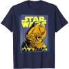 imageStar Wars Admiral Ackbar Its a Trap Retro TShirt TShirtNavy Blue