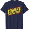 imageStar Wars Atari Arcade The Empire Strikes Back Retro TShirtNavy Blue