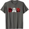 imageStar Wars Darth Vader Darth Maul Dad Fathers Day Birthday TShirtAsphalt Grey