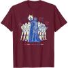 imageStar Wars Darth Vader Fourth of July May the Force Fireworks TShirtBurgundy
