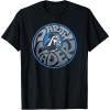 imageStar Wars Darth Vader Retro Helmet and Name TShirtBlack