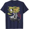 imageStar Wars Darth Vader Vintage Japanese Block Print Style TShirtNavy Blue