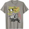 imageStar Wars Darth Vader Vintage Japanese Block Print Style TShirtSlate Grey