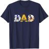 imageStar Wars Droids R2D2 C3PO BB8 Dad Fathers Day Birthday TShirtNavy Blue
