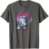 imageStar Wars R2D2 Astromech Droid Rebel Alliance Starbird TShirtAsphalt Grey