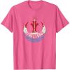 imageStar Wars Rebel Alliance Rebellions are Built on Hope USA TShirtPink Heather