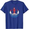 imageStar Wars Rebel Alliance Rebellions are Built on Hope USA TShirtRoyal Blue