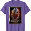 imageStar Wars Skeleton Crew Neel with Series Logo Disney TShirtPurple Heather
