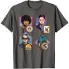 imageStar Wars Skeleton Crew Wim Fern KB and Neel Patches Disney TShirtAsphalt Grey