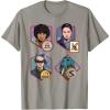 imageStar Wars Skeleton Crew Wim Fern KB and Neel Patches Disney TShirtSlate Grey