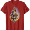 imageStar Wars The Acolyte Witches and Jedi of the High Republic TShirtCranberry Red