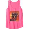 imageStar Wars The Bad Batch Hunter Wrecker Tech Crosshair Sunset Tank TopNeon Pink