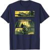 imageStar Wars The Mandalorian Concord Dawn Comic Style Scene TShirtNavy Blue