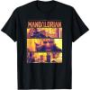 imageStar Wars The Mandalorian Greef Karga Epic Scene Poster TShirtBlack