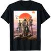 imageStar Wars The Mandalorian Group Poster TShirtBlack