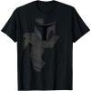 imageStar Wars The Mandalorian Muted Warrior TShirtBlack