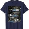 imageStar Wars The Mandalorian The Child Dont Eat That R2 TShirtNavy Blue