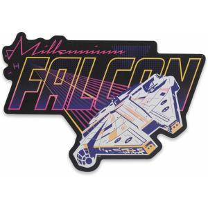 imageDisney Star Wars Millennium Falcon Metal Wall Decor  Bold Star Wars Wall Art for Home Theater Office or Man CaveBlack