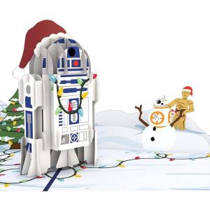 imageLovepop Star Wars Festive R2D2 Pop Up Card 5x73D Greeting Card Pop Up Christmas Cards Kids Christmas Card 3D Holiday Card Winter Cards