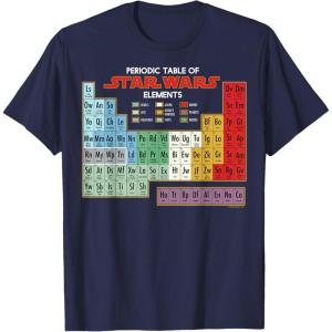 imageMens Star Wars Periodic Table of Elements Graphic TShirt XL AsphaltNavy Blue