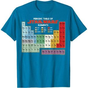 imageMens Star Wars Periodic Table of Elements Graphic TShirt XL AsphaltSapphire Blue