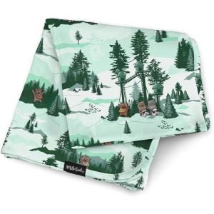 imageMilk Snob Star Wars Little Rebel Infant BoyGirl Swaddle Blanket Soft Receiving Security and Play Toddler Infant NewbornBedding Baby Shower Baby Registry Gender Neutral Gift 34  34 inchesEndor Escape
