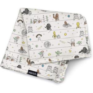imageMilk Snob Star Wars Little Rebel Infant BoyGirl Swaddle Blanket Soft Receiving Security and Play Toddler Infant NewbornBedding Baby Shower Baby Registry Gender Neutral Gift 34  34 inchesPrecious Padawans