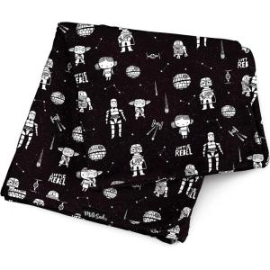imageMilk Snob Star Wars Little Rebel Infant BoyGirl Swaddle Blanket Soft Receiving Security and Play Toddler Infant NewbornBedding Baby Shower Baby Registry Gender Neutral Gift 34  34 inchesLittle Rebel