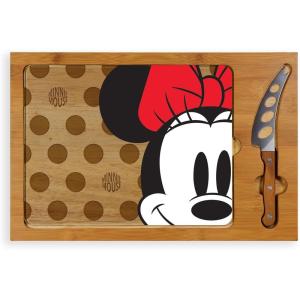 imagePICNIC TIME Star Wars R2D2 Icon Glass Top Cutting Board ampamp Knife Set Cheese Boards Charcuterie Boards Serving Platter Parawood ampamp BambooDisney Minnie Mouse  Parawood  Bamboo