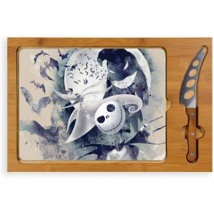 imagePICNIC TIME Star Wars R2D2 Icon Glass Top Cutting Board ampamp Knife Set Cheese Boards Charcuterie Boards Serving Platter Parawood ampamp BambooDisney Nightmare Before Christmas Jack  Zero  Parawood  Bamboo