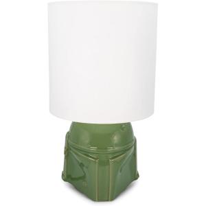 imageStar Wars Boba Fett Helmet Table Lamp  Nightstand Desk Lamp with LED Mood Light for Bedroom Living Room  Home Decor Kids Room Essentials  Movie Gifts and Collectibles  14 Inches Tall