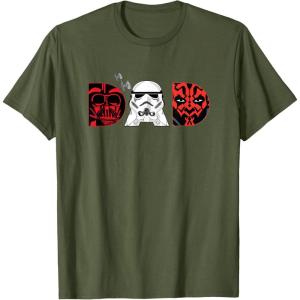 imageStar Wars Darth Vader Darth Maul Dad Fathers Day Birthday TShirtOlive Green