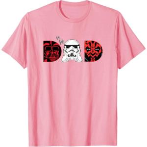 imageStar Wars Darth Vader Darth Maul Dad Fathers Day Birthday TShirtPink