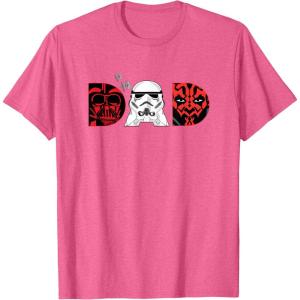 imageStar Wars Darth Vader Darth Maul Dad Fathers Day Birthday TShirtPink Heather
