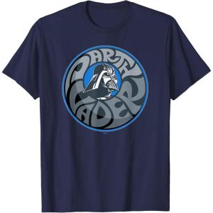 imageStar Wars Darth Vader Retro Helmet and Name TShirtNavy Blue