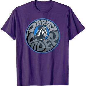 imageStar Wars Darth Vader Retro Helmet and Name TShirtPurple