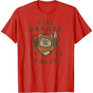 imageStar Wars Ewok Park Ranger Endor TShirtRed