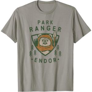 imageStar Wars Ewok Park Ranger Endor TShirtSlate Grey